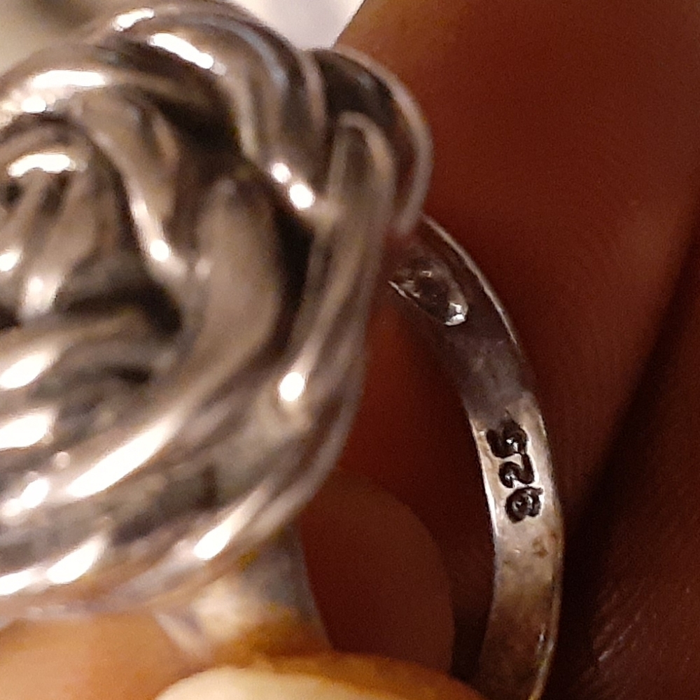 STERLING ROSES NWT SET NWT 925 Earrings Ring Necklaces - Picture 4 of 8